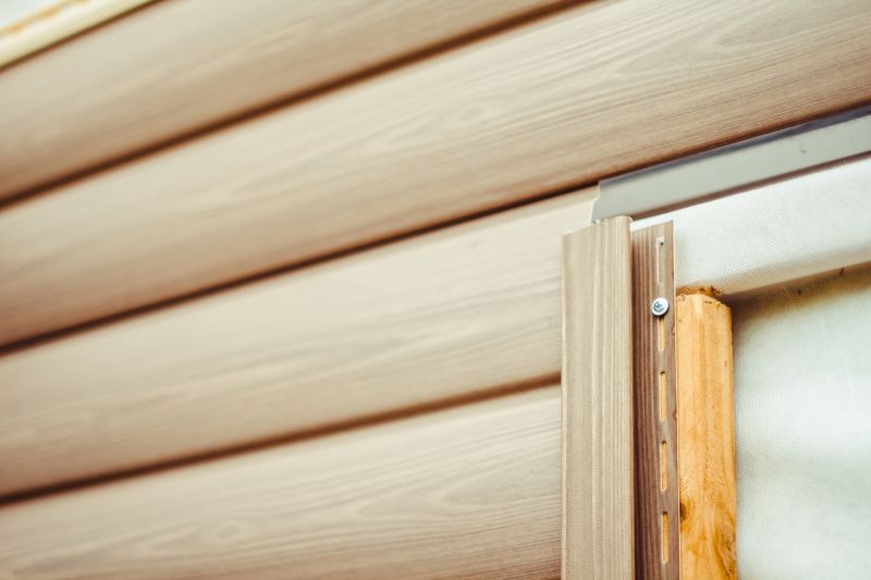 Close-up of Vinyl Siding Material